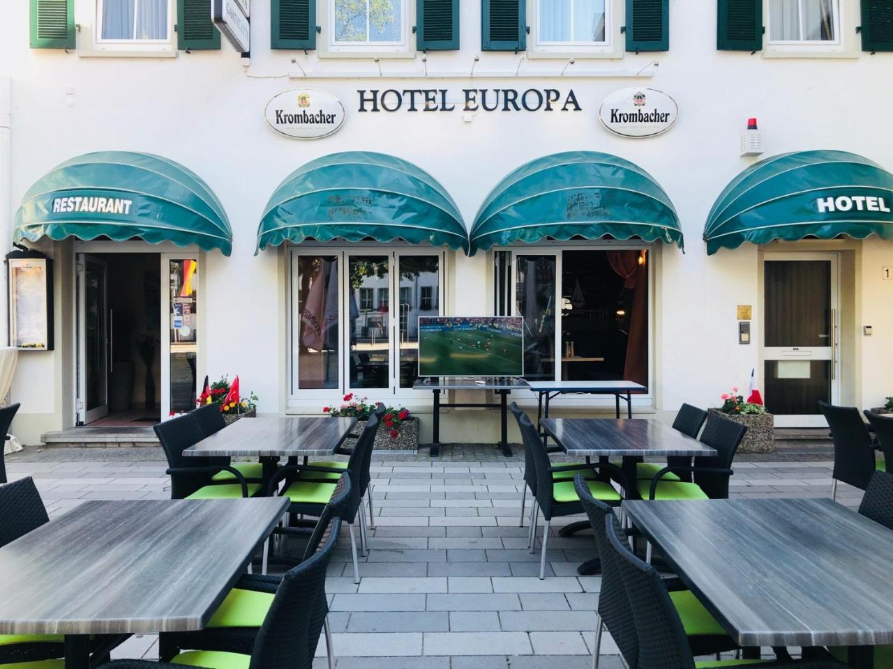 Hotel Europa - Restaurant 루셀스하임 외부 사진